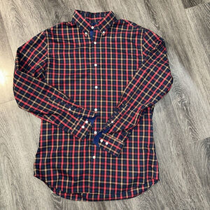 Banana Republic Men’s Large Non Iron Tailored Slim Fit Flannel Look Shirt